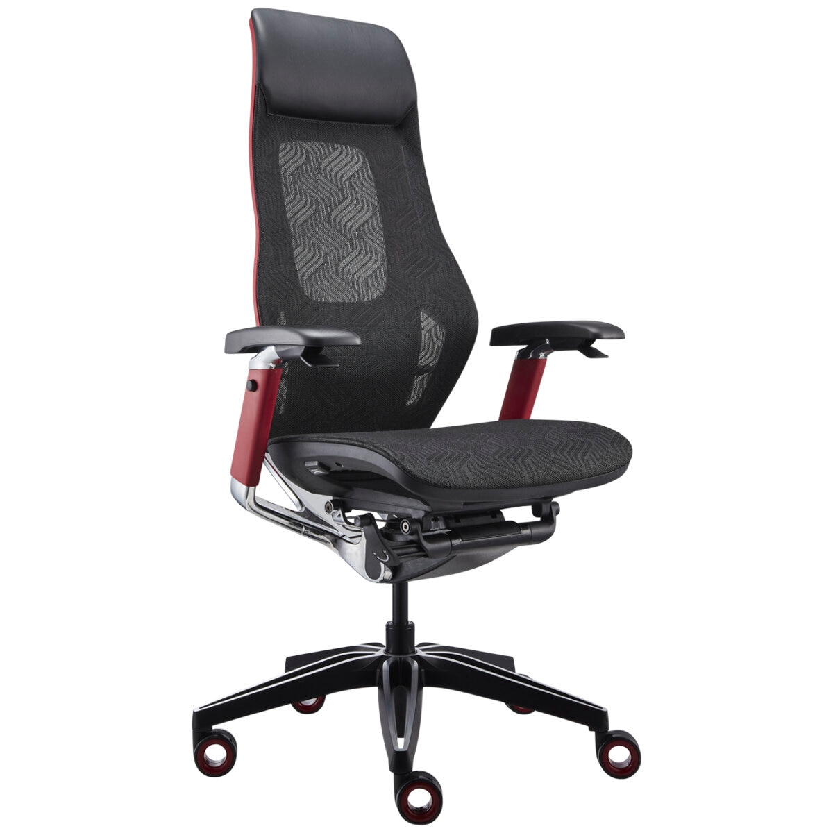 ONEX ROC Ergonomic Gaming Chair Red Silver