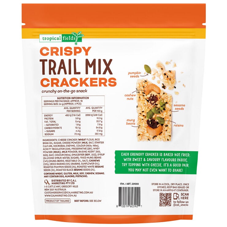 Tropical Fields Trail Mix Crackers 394g