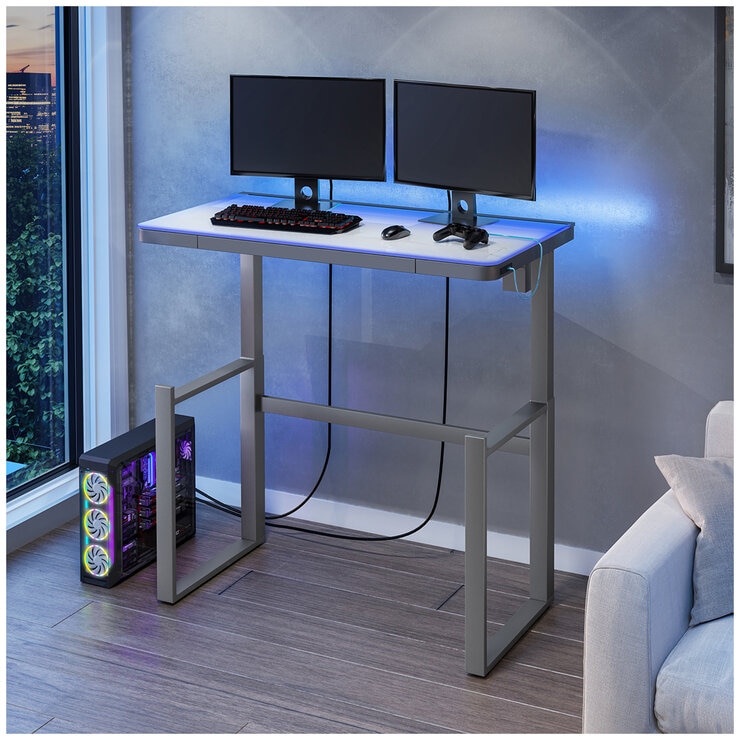Tresanti Aurora Height-Adjustable Desk With LED Lighting Tresanti Aurora Height-Adjustable Desk With LED Lighting