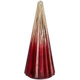 LED Glass Trees Red