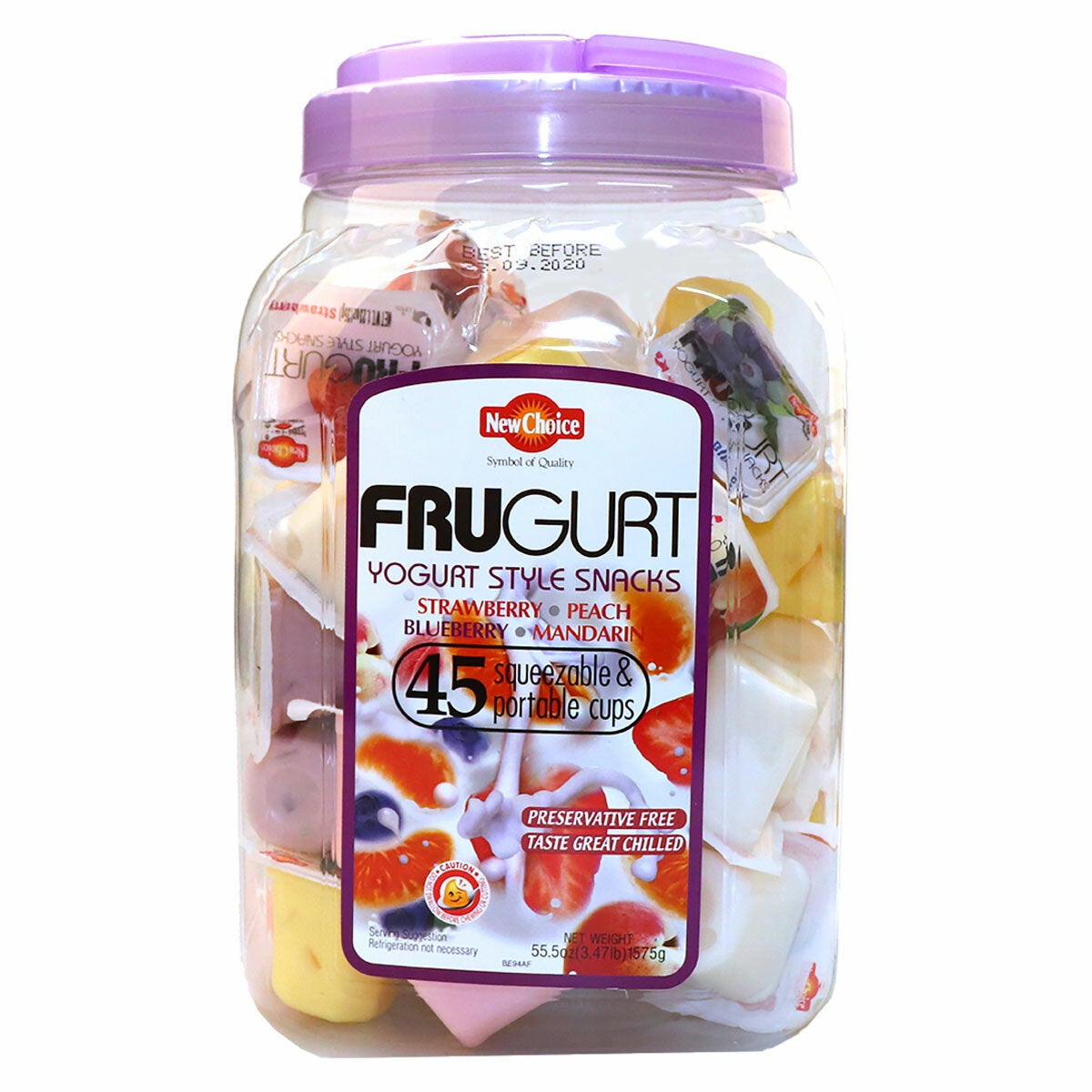 New Choice Frugurt Yogurt Style Snacks 45 x 35g New Choice Frugurt Yogurt Style Snacks 45 x 35g