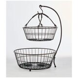 Gourmet Basics Mikasa Tully Basket 2 Tier
