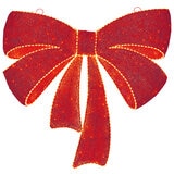 Glitter Mesh Bow LED 122cm