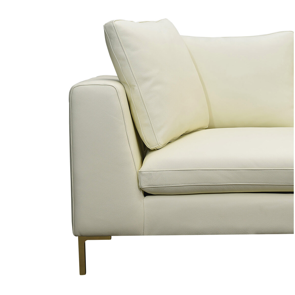 Moran Pico 3.5 Seater Sofa With Right Chaise Sterling Vanilla