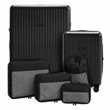 Globite 2 Piece Luggage Set With 4 Piece Packing Cube