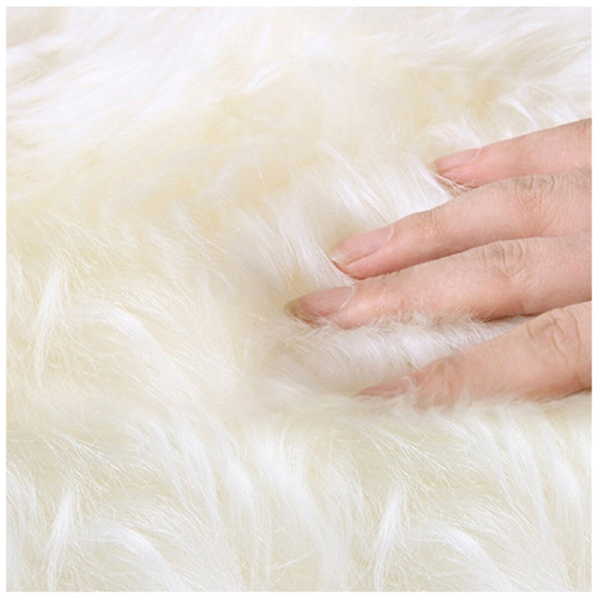 AusGolden Visby Large Sheepskin - White