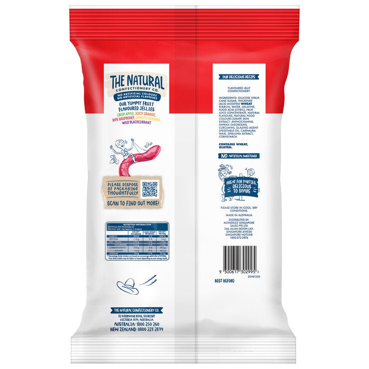 Natural Confectionery Co Snakes Party Size 1.5kg Natural Confectionery Co Snakes Party Size 1.5kg