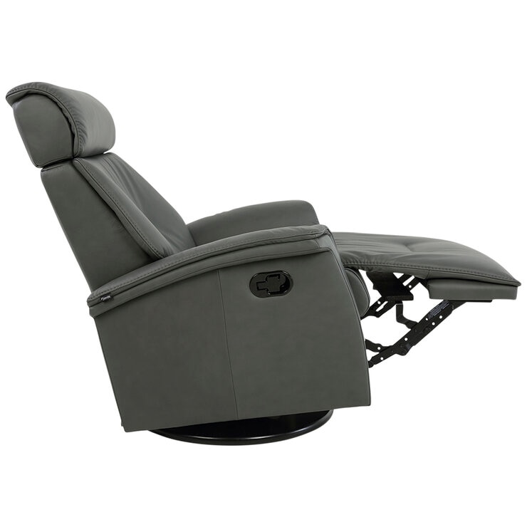 Moran Fjords Rome Relaxer Large Rocker Recliner Dark Grey