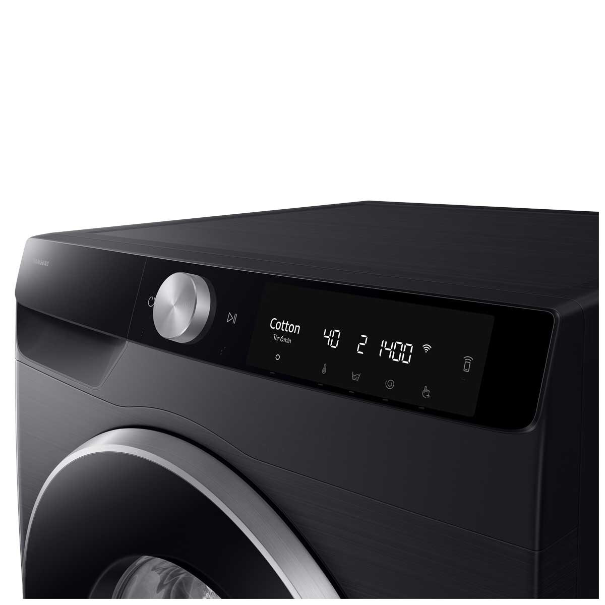 Samsung 9kg Front Load Smart Washer Black WW90DG6U34LB