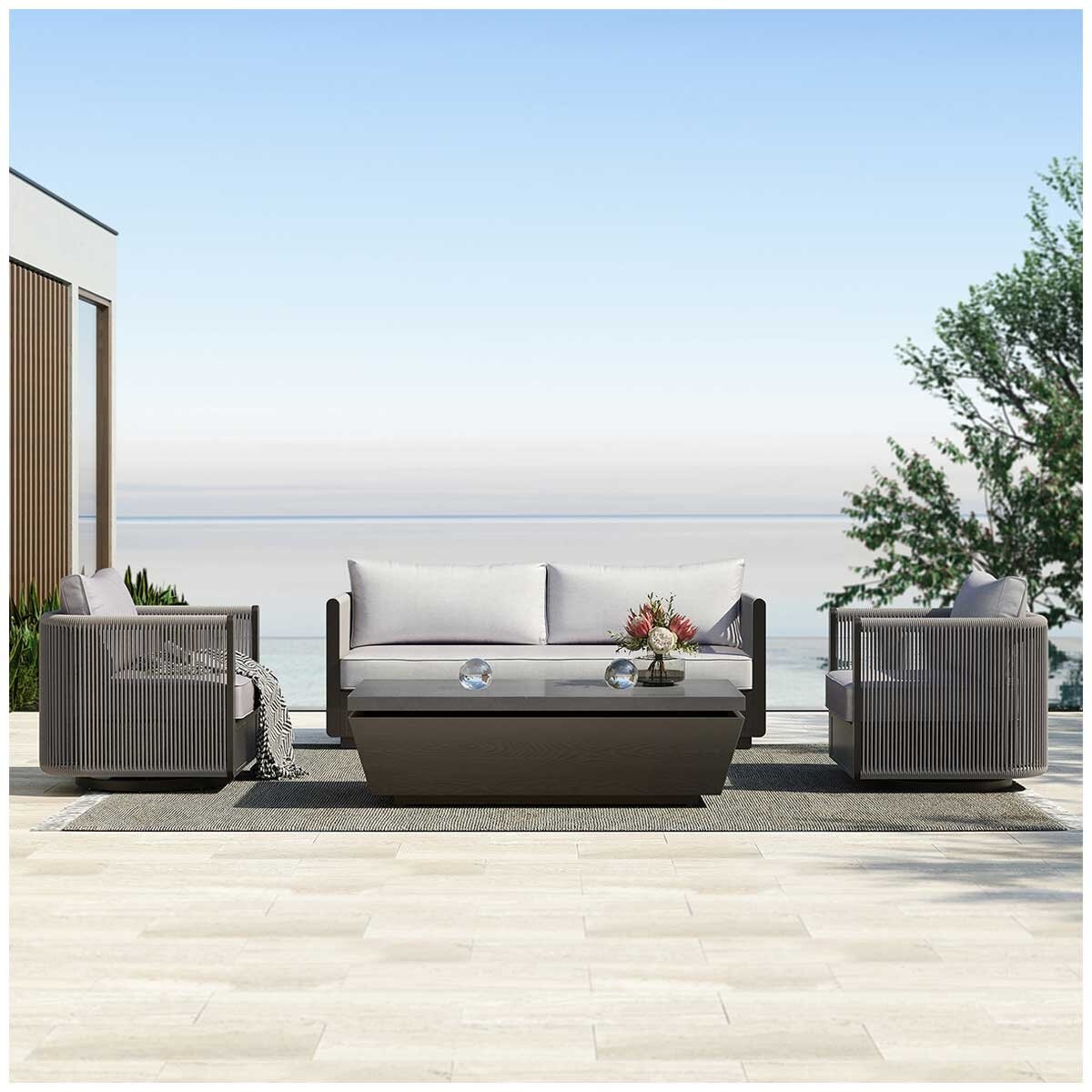 Grand Leisure Vega 4 Piece Deep Seating Set