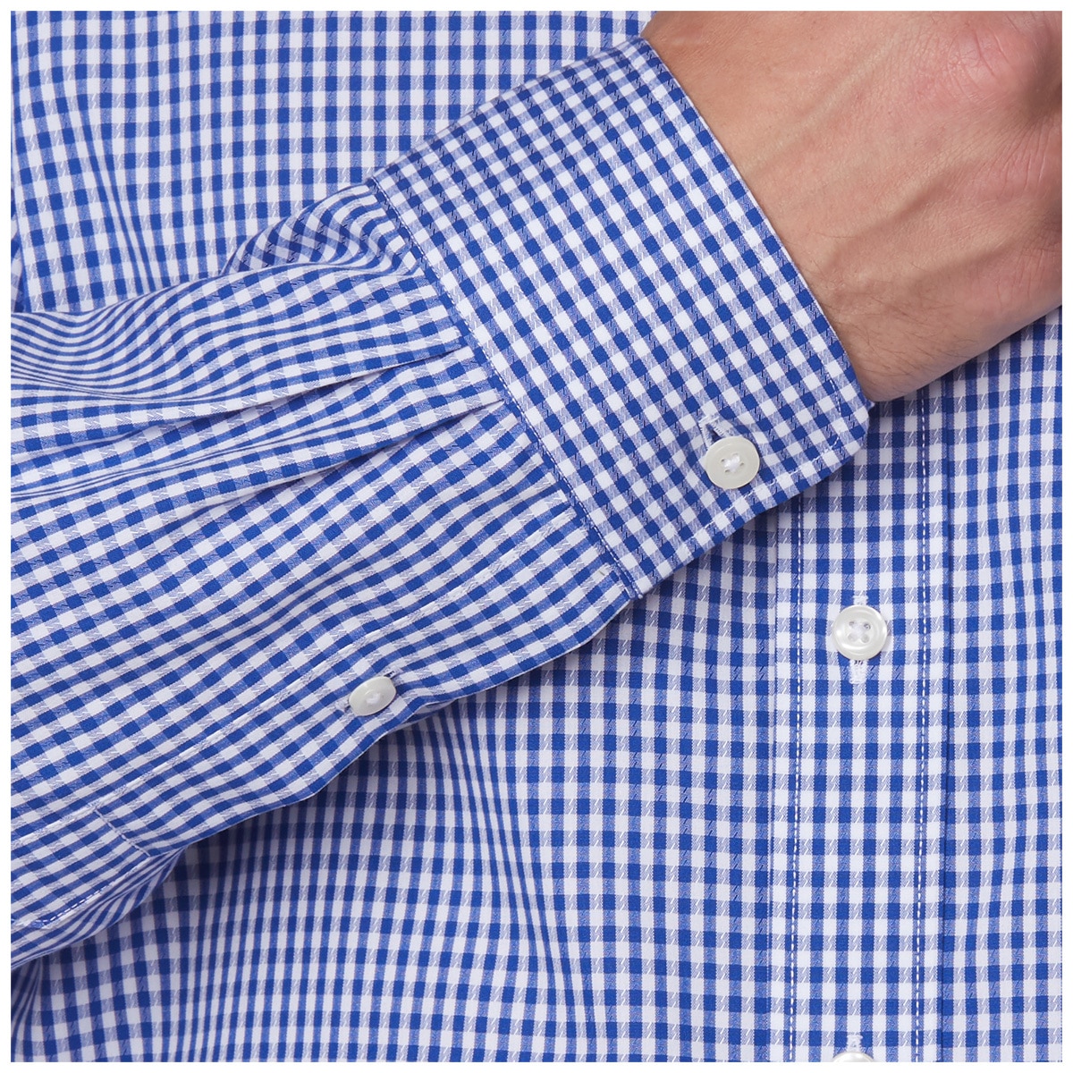 Kirkland Signature Dress Shirt - Blue Dobby