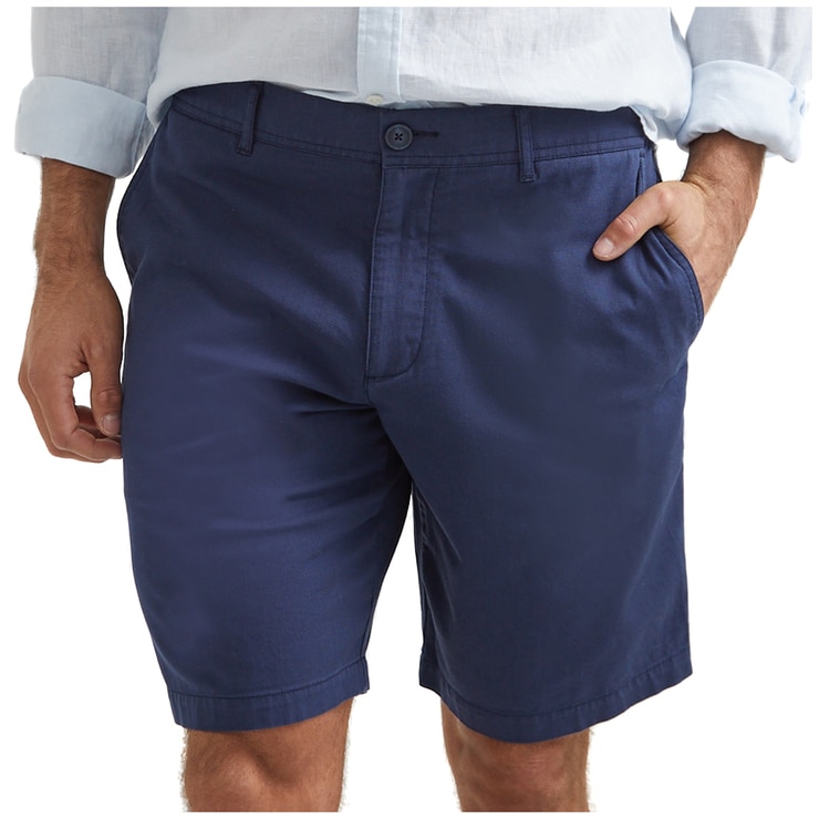 Sportscraft Men's Textured Shorts Ink Costco Australia