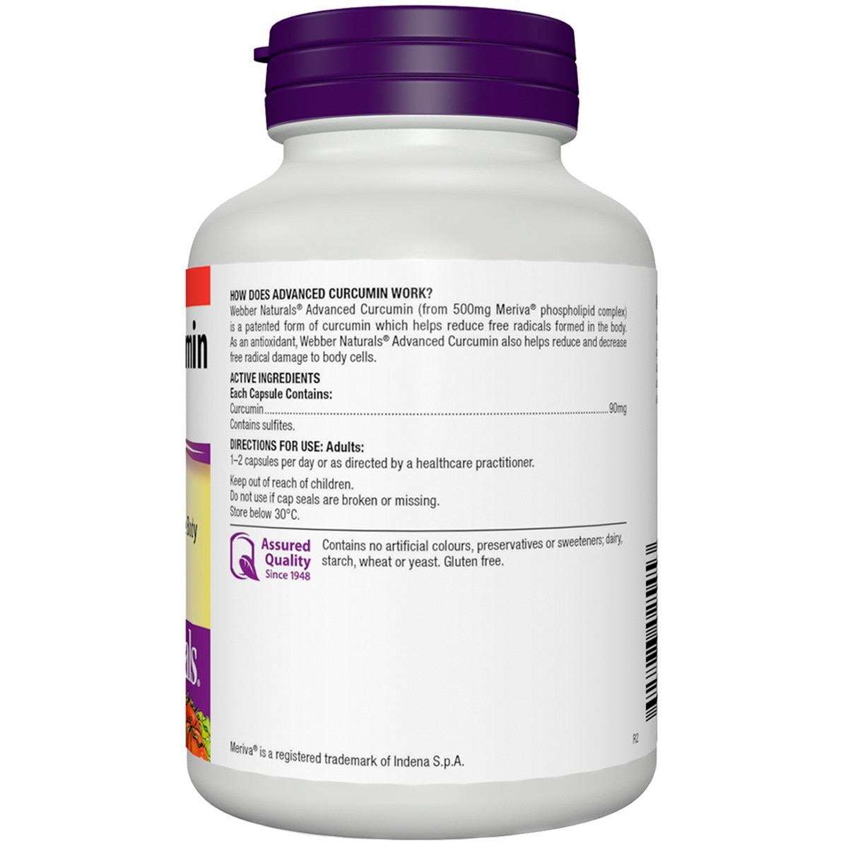 Webber Naturals Curcumin 90mg 90 caps