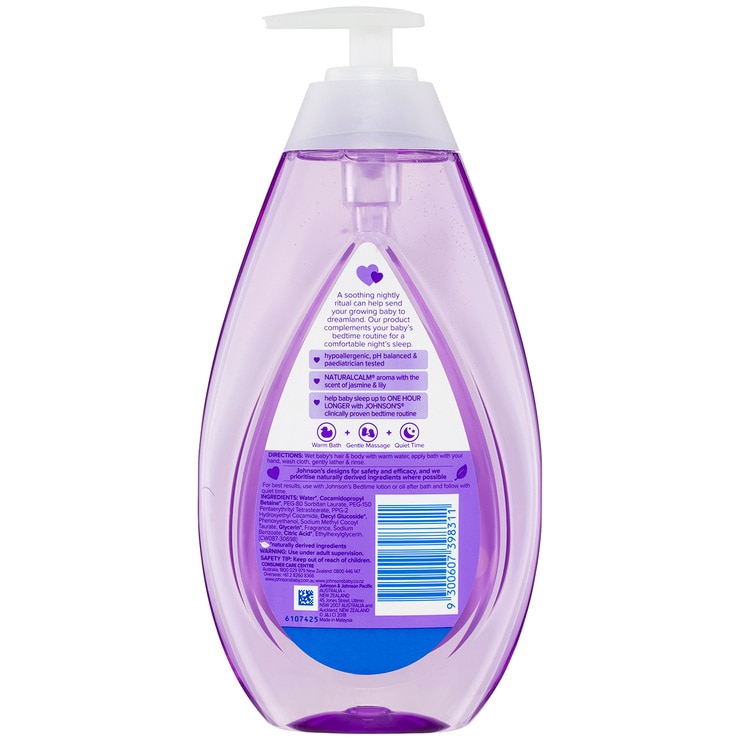 Johnson's Baby Bedtime Bath 2 x 750ml | Costco Australia