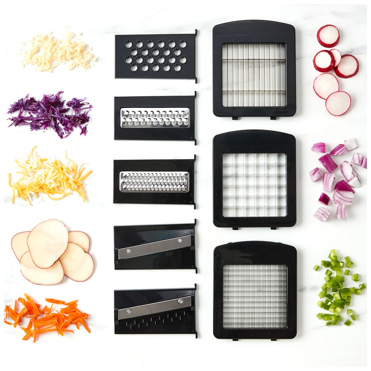 MIU Vegetable Chopper And Slicer 11 Piece Set