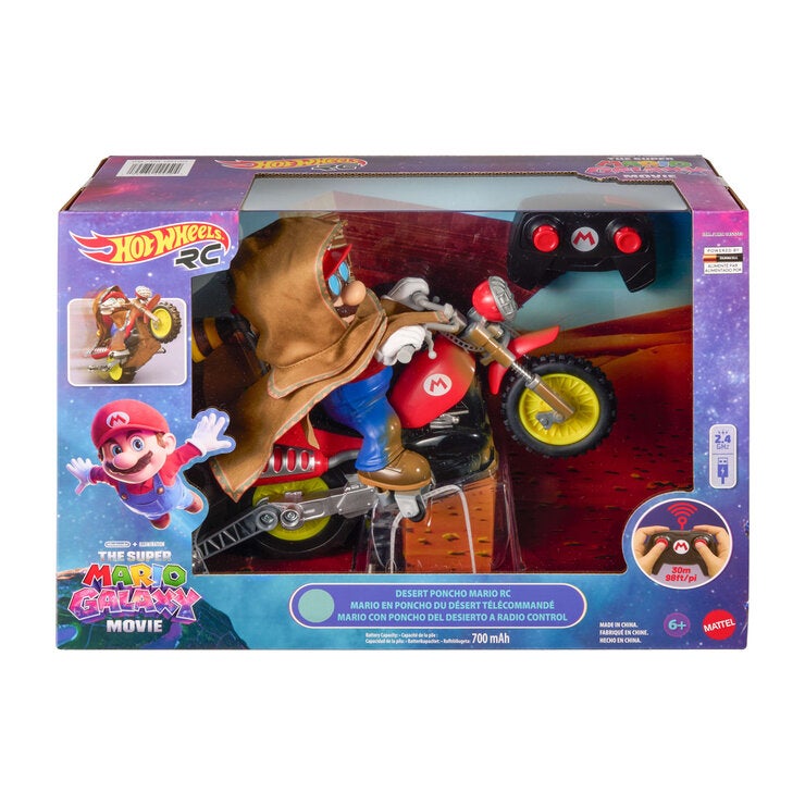 Hot Wheels Super Mario Motorcycle RC
