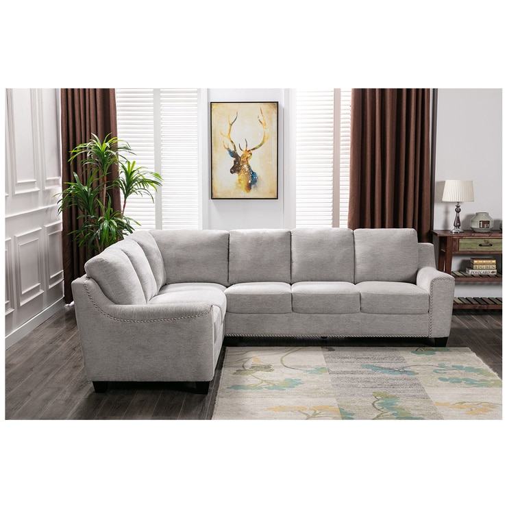 Zoy Home Furnishings Fabric Sectional Costco Australia