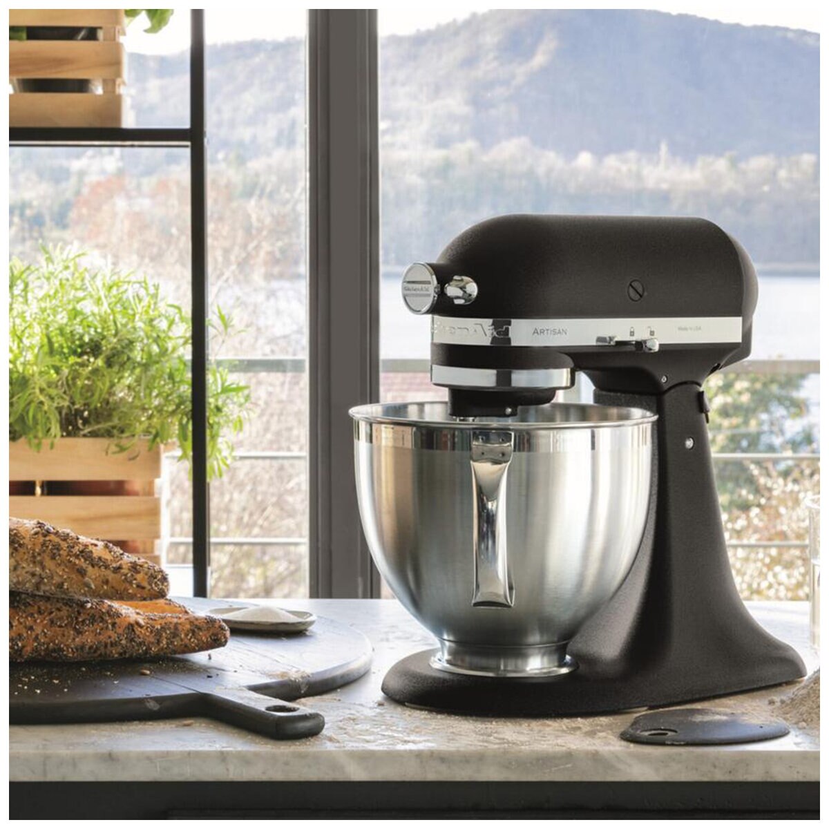 kitchenaid ksm160 black