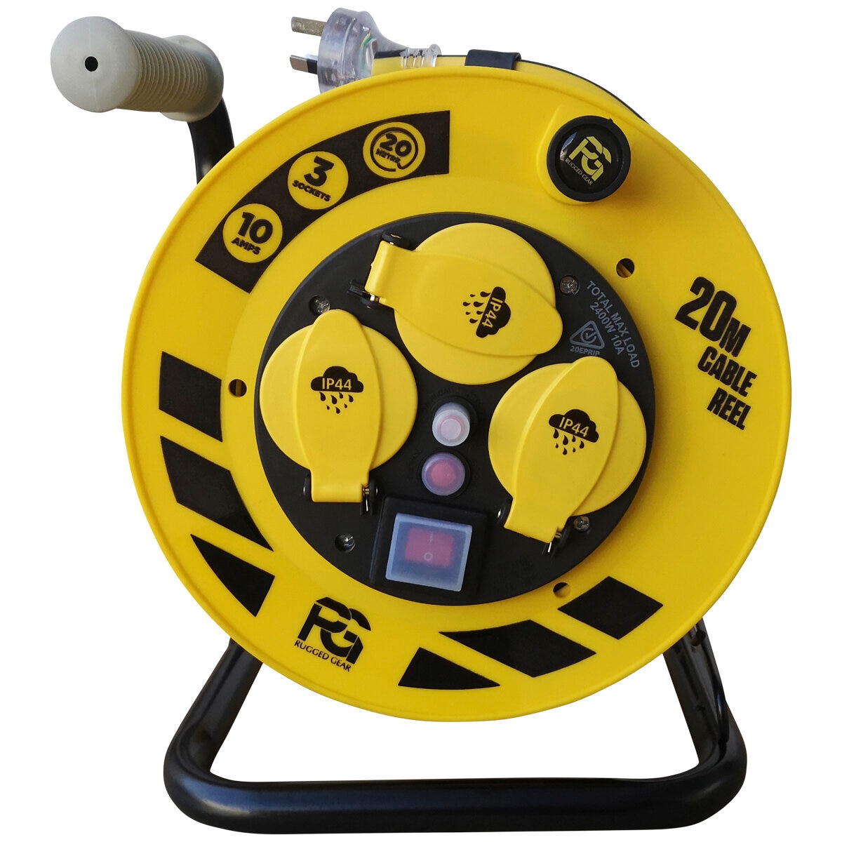 Proglo 20m Heavy Duty Cable Reel