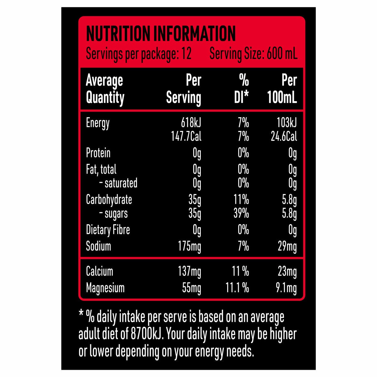 Powerade Berry Ice 12x600ml Powerade Berry Ice 12x600ml