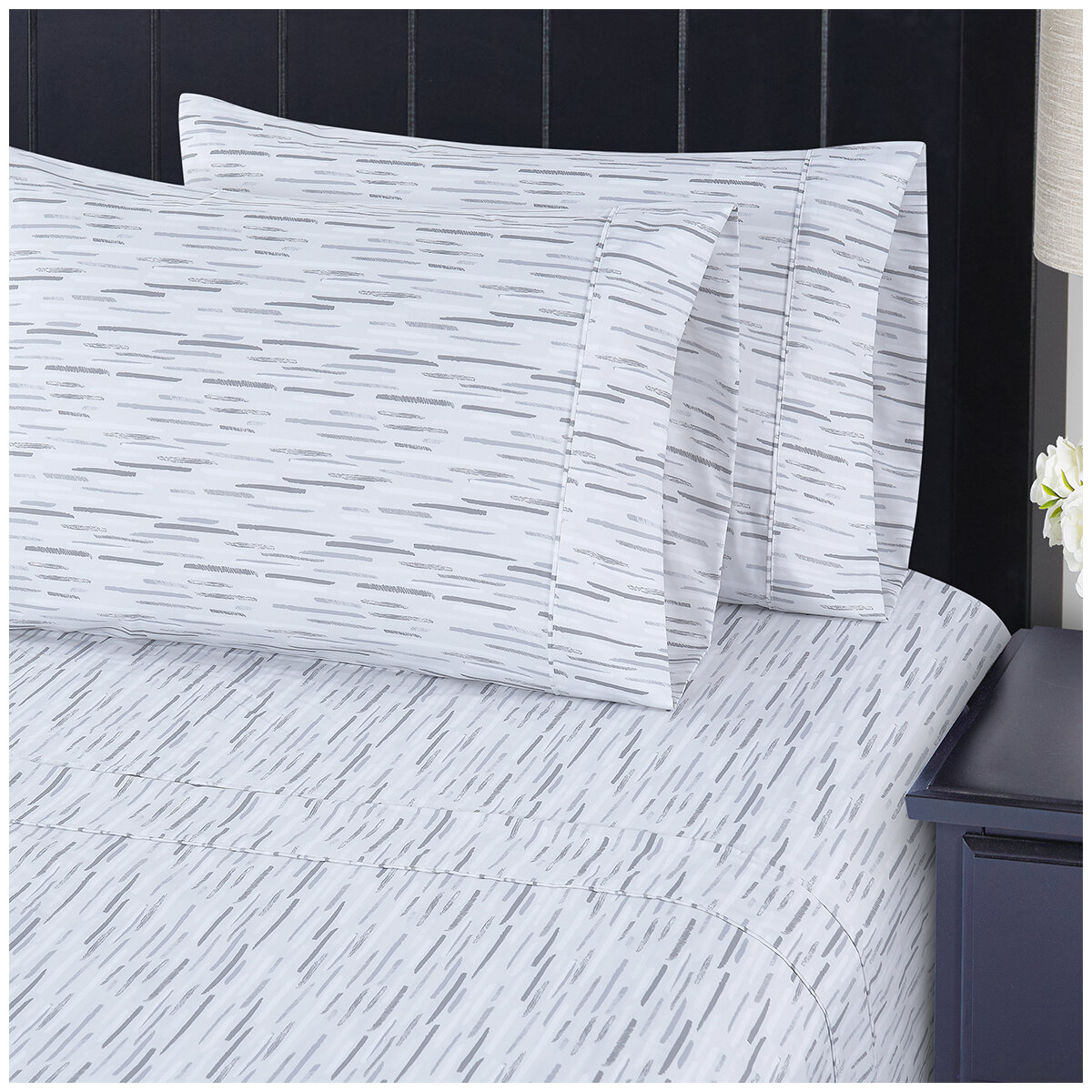 South Point Home Fashions Microfiber 4 Piece Sheet Set Queen