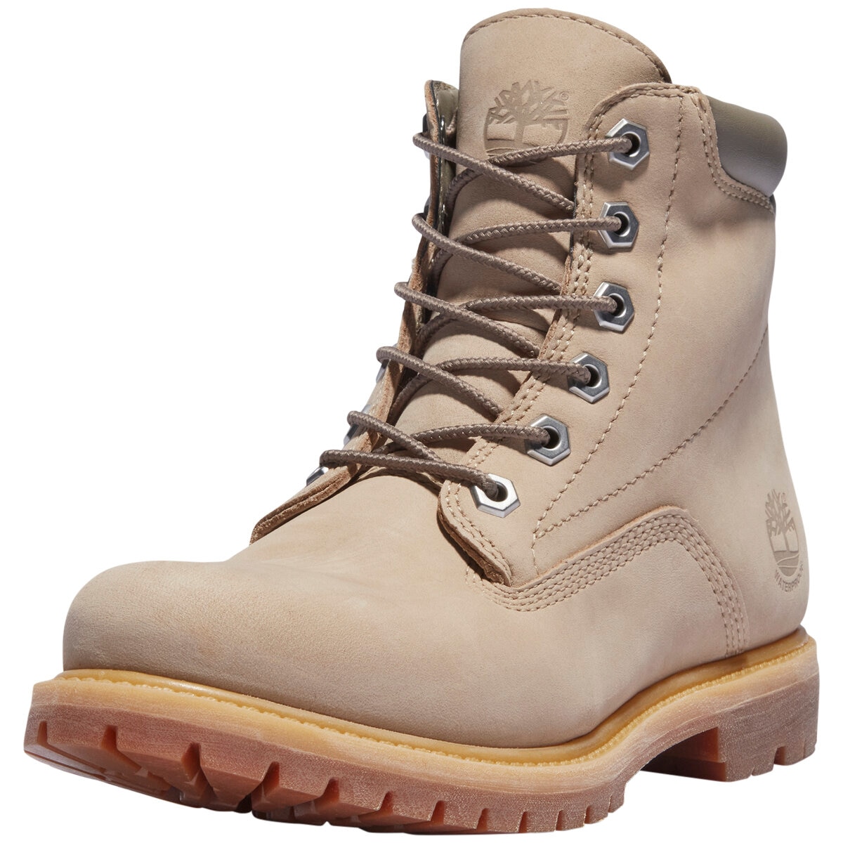 Timberland Women's Boot Light Beige Nubuck