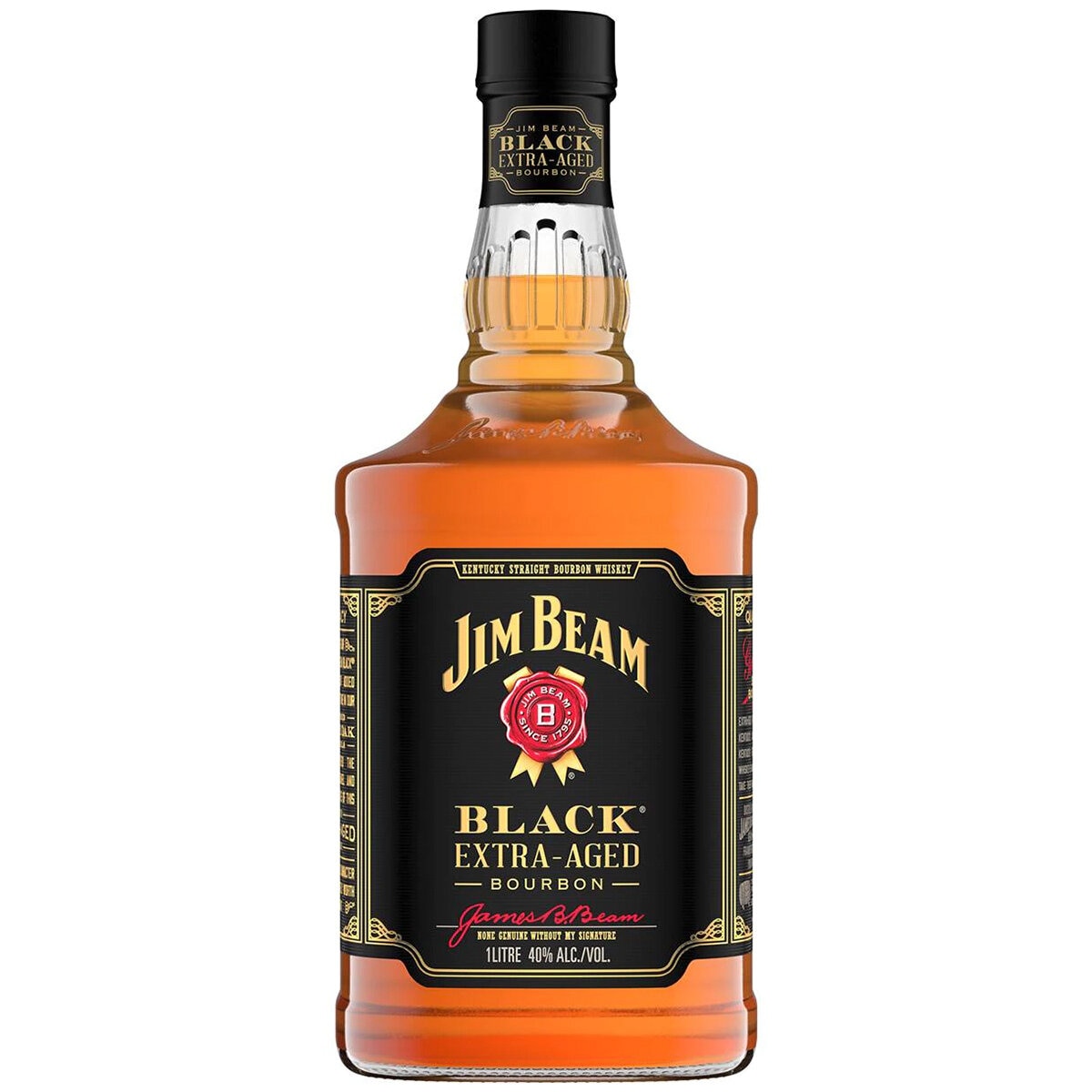 Jim Beam Black Extra-Aged Kentucky Straight Bourbon Whiskey 1L