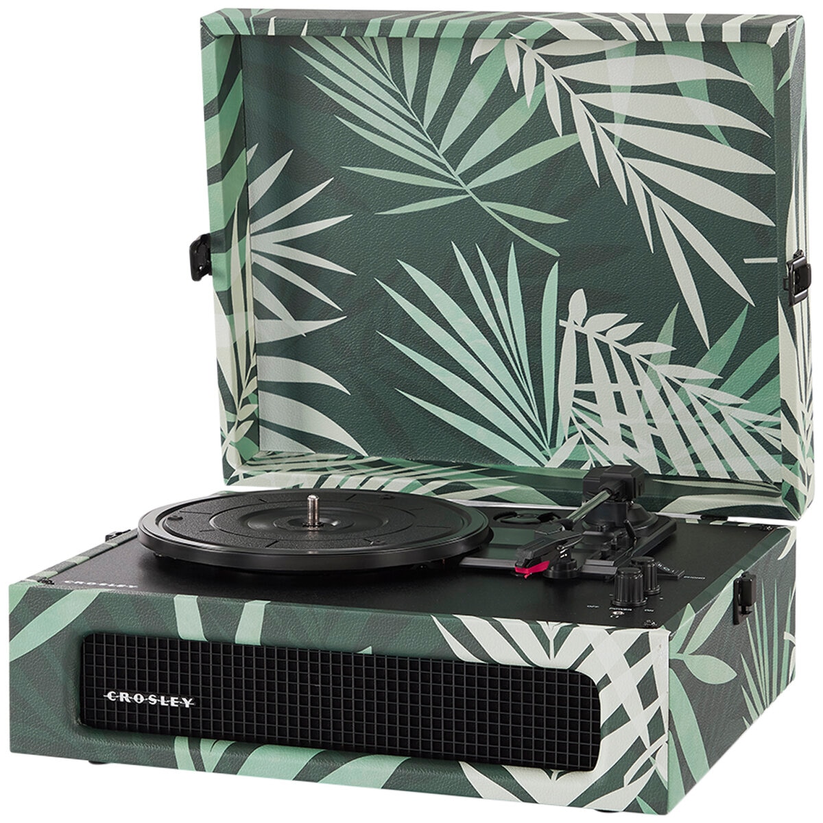 Crosley Voyager Bluetooth Portable Turntable Botanical