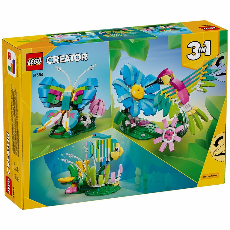 LEGO Creator 3 in 1 Wild Animals Colourful Hummingbird 31384