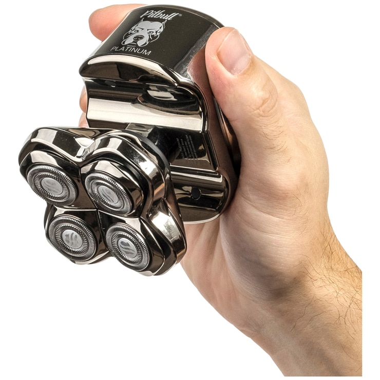 Skull Shaver Pitbull Platinum PRO Electric Razor for Head and Face