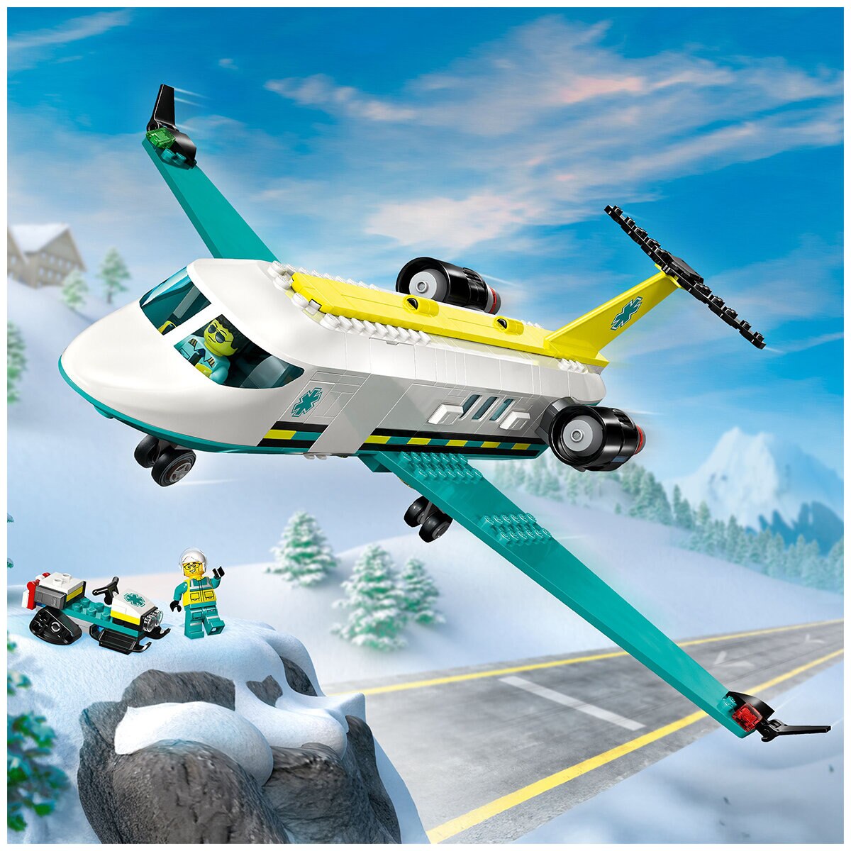 LEGO Emergency Air Ambulance Airplane 60465