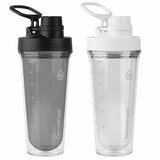 Thermoflask Tritan Shaker Spout Lid With Agitator 710ml 2 Pack Black White