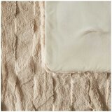 Frye Luxe Faux Fur Throw 152 x 178cm Cream