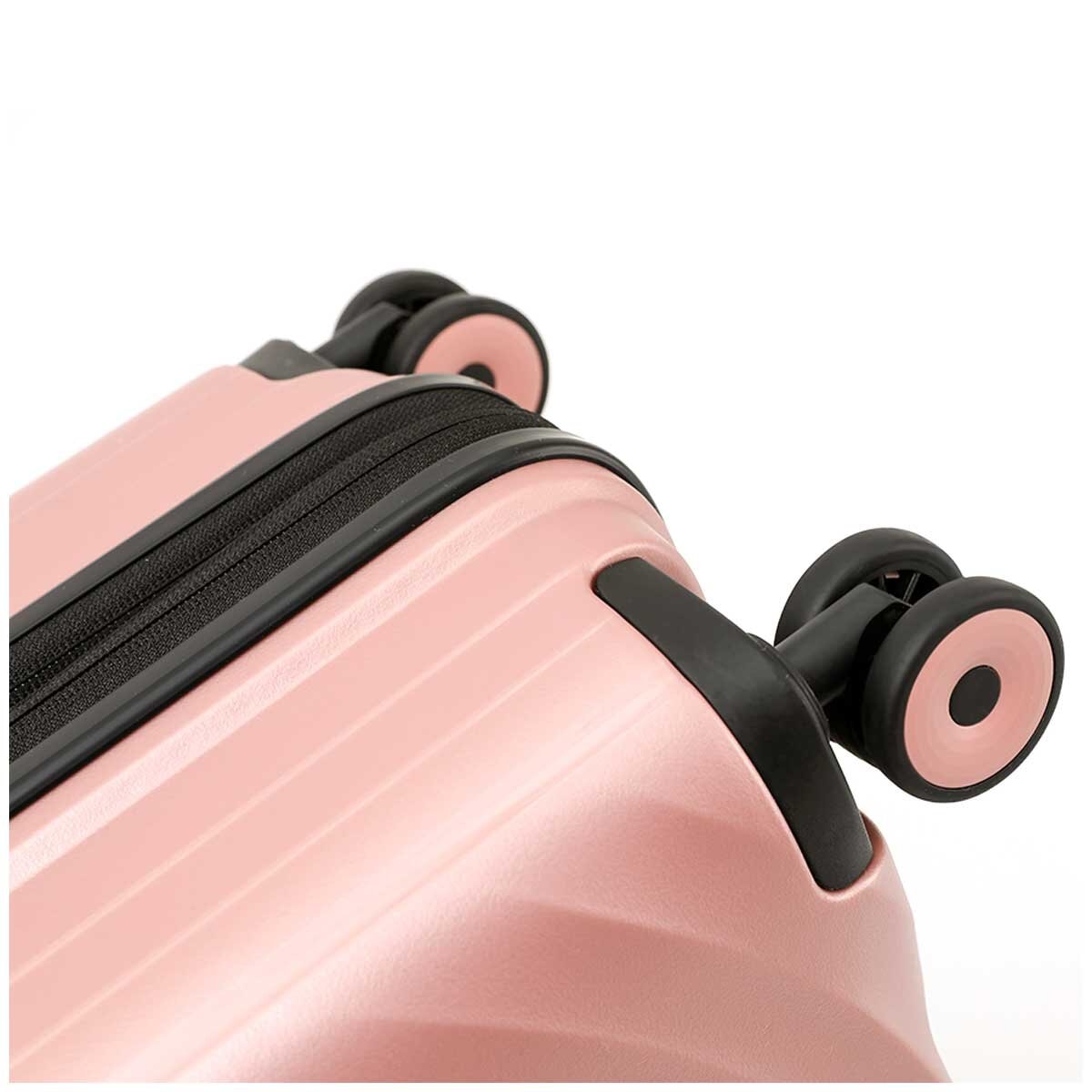 Tosca Eclipse 3 Piece Luggage Set Rose Gold