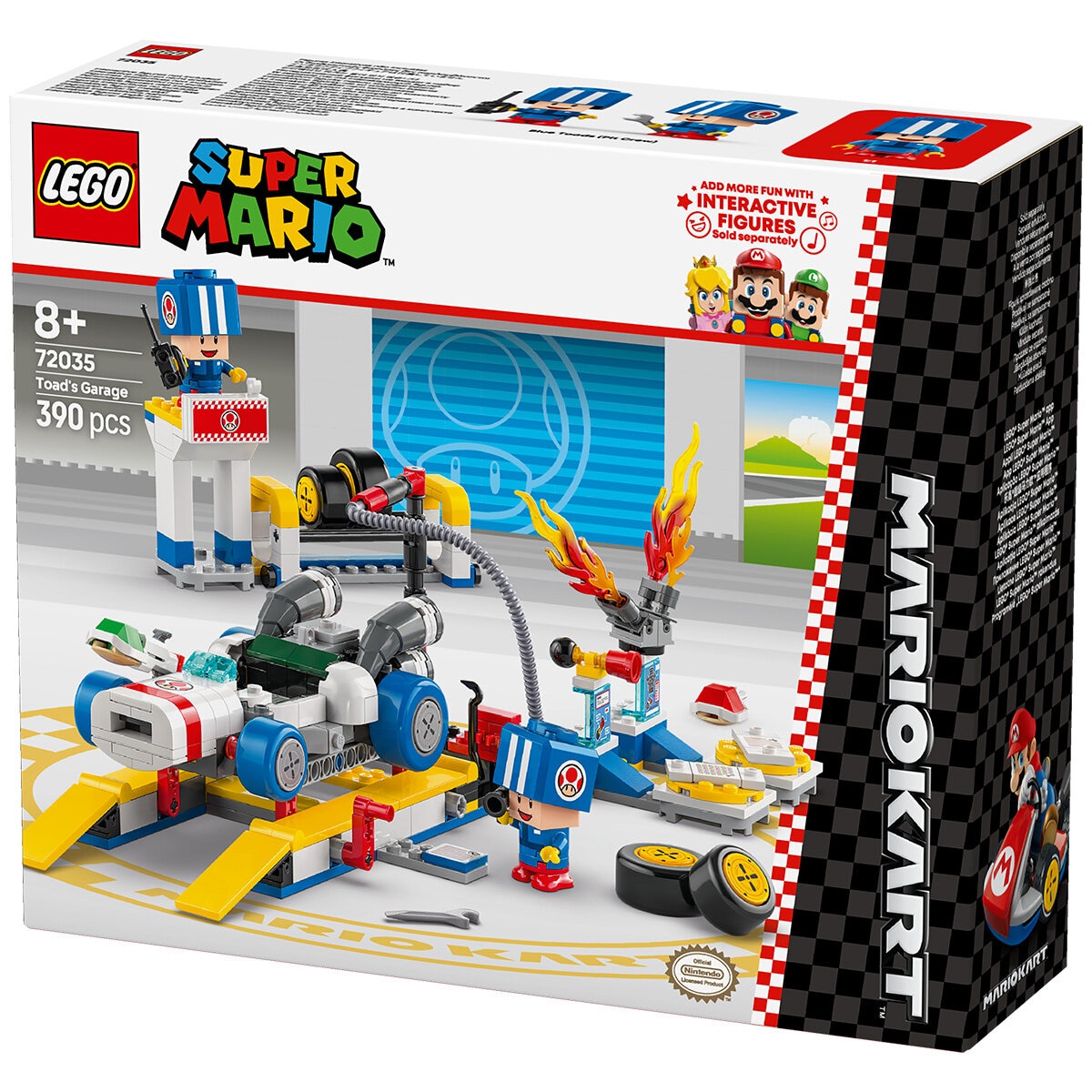 LEGO Super Mario Mario Kart Toad’s Garage Nintendo Character Gift 72035