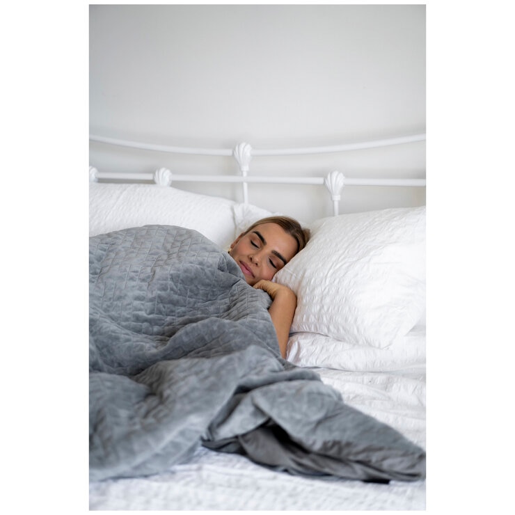 Therapy Adult Blanket with Cover Space Grey 5kg