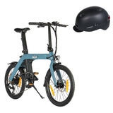 FIIDO D12 Folding eBike and LIVALL Smart Helmet