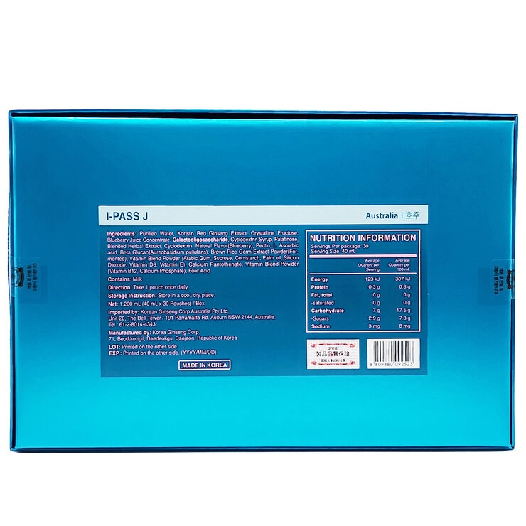 Jung Kwan Jang I-Pass J 30 x 40ml Pouches