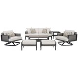 Vistano Collection 9 Piece Dining Set Cream