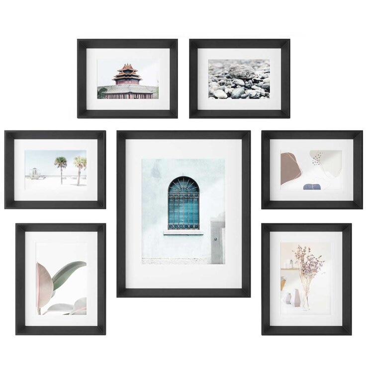 Umbra Photo Frame 7 Piece Black