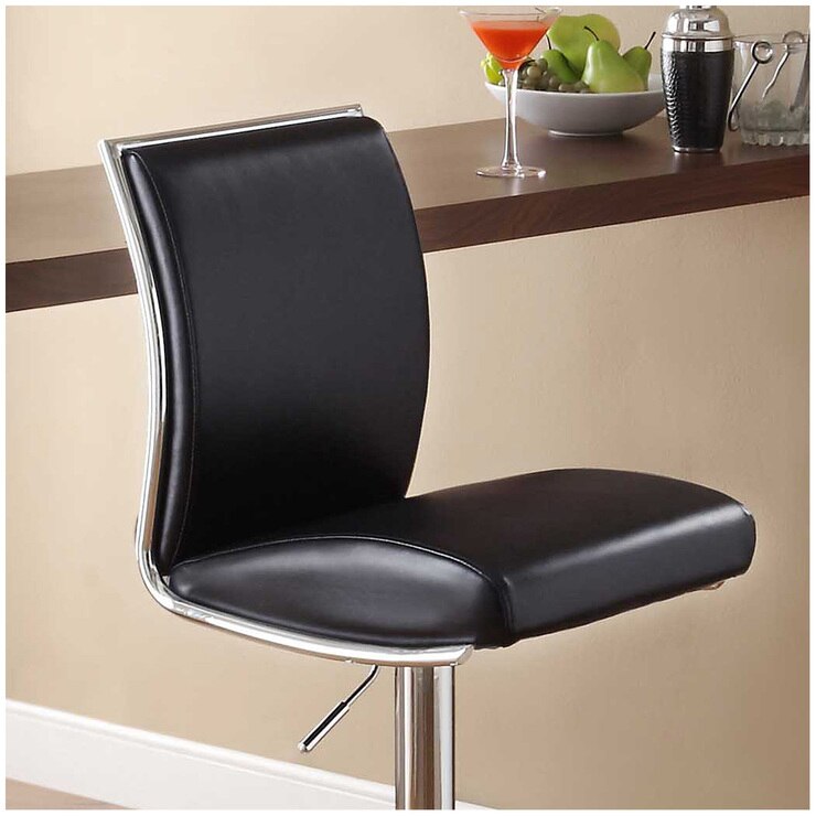 Bayside Regent Black Gas Lift Barstool Costco Australia