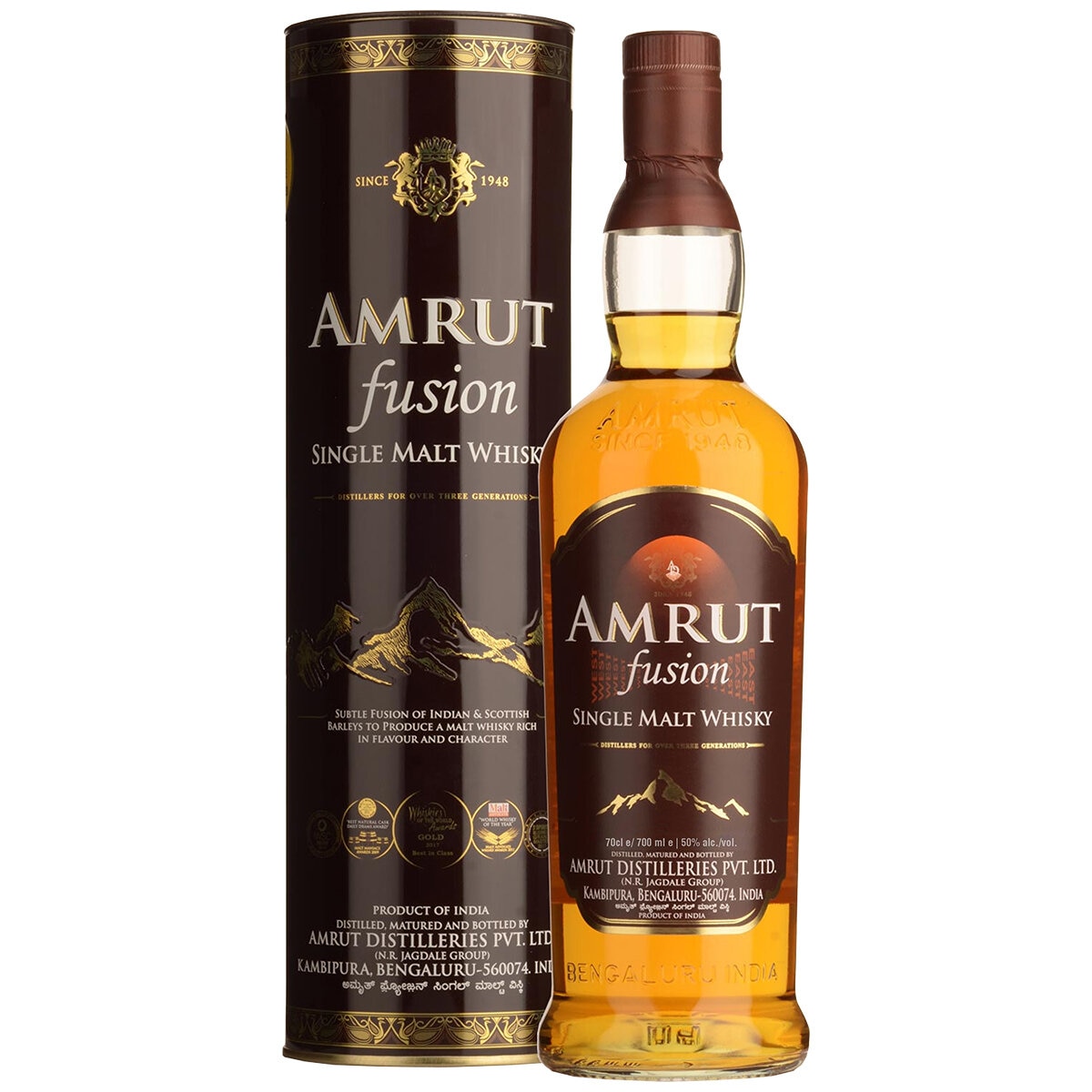 Amrut Fusion Single Malt Whisky 700ml