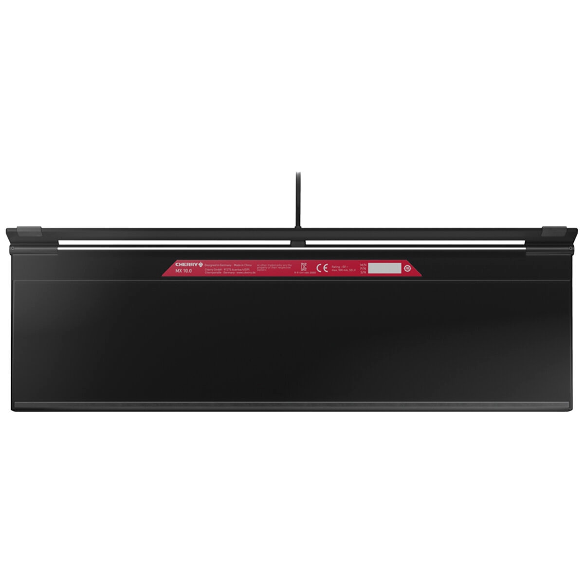 CHERRY MX 10.0 RGB Gaming Keyboard (Black) MX Low Profile Red Switch