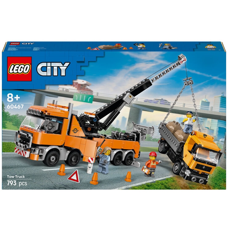 LEGO Heavy-Duty Recovery Tow Truck with Crane 60467