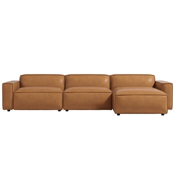 Valencia Montana Leather 3 Seater Sofa Chaise
