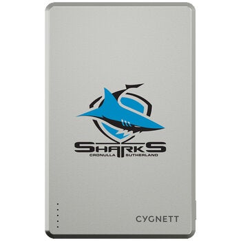 Cygnett NRL 5k Mag Power Bank Cronulla-Sutherland Sharks CY5824PBCHE