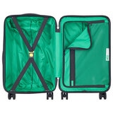 Delsey Benetton 3 Piece Luggage Set Green