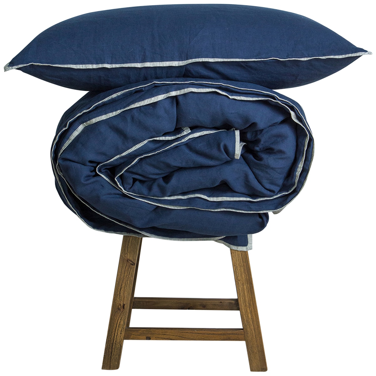 Moran Home Quilt Cover King Size - Navy