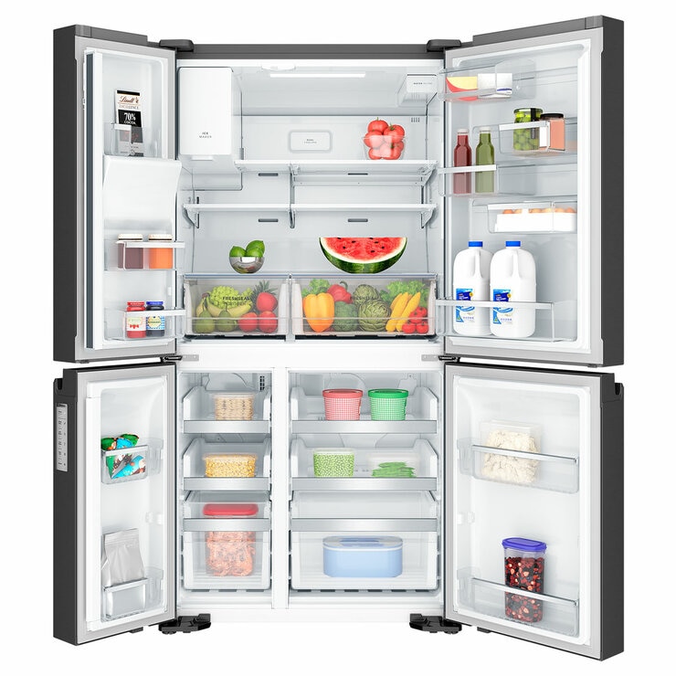 Westinghouse 609L French Quad Door Fridge Matte Black WQE6170BB Westinghouse 609L French Quad Door Fridge Matte Black WQE6170BB