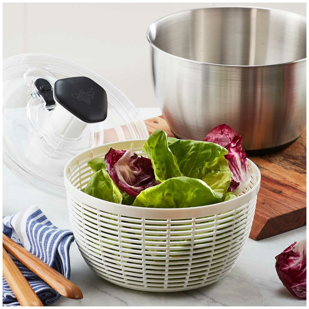 MIU Stainless Steel Salad Spinner 6L MIU Stainless Steel Salad Spinner 6L